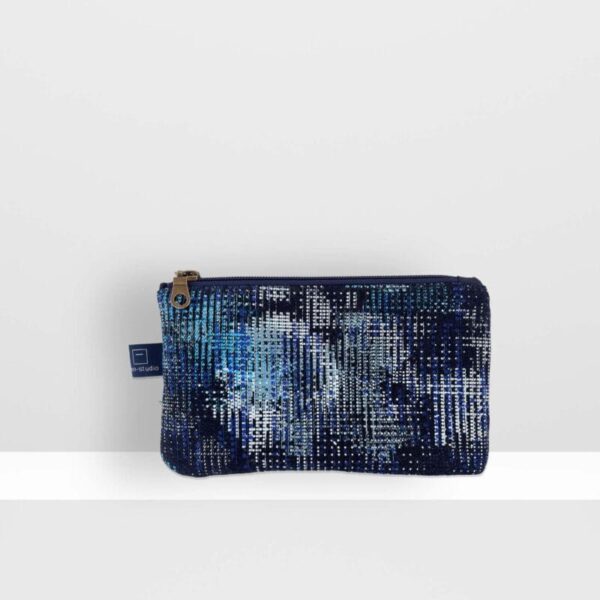 zip pouch s // digital moss
