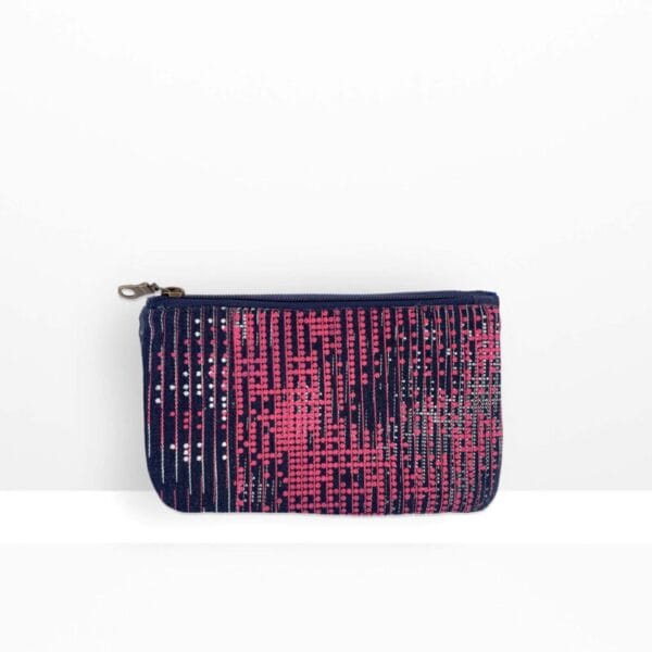 zip pouch s // digital moss