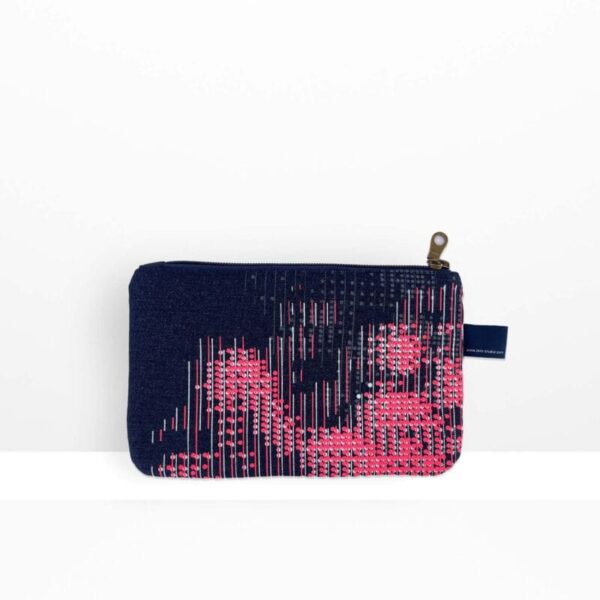 zip pouch s // digital moss