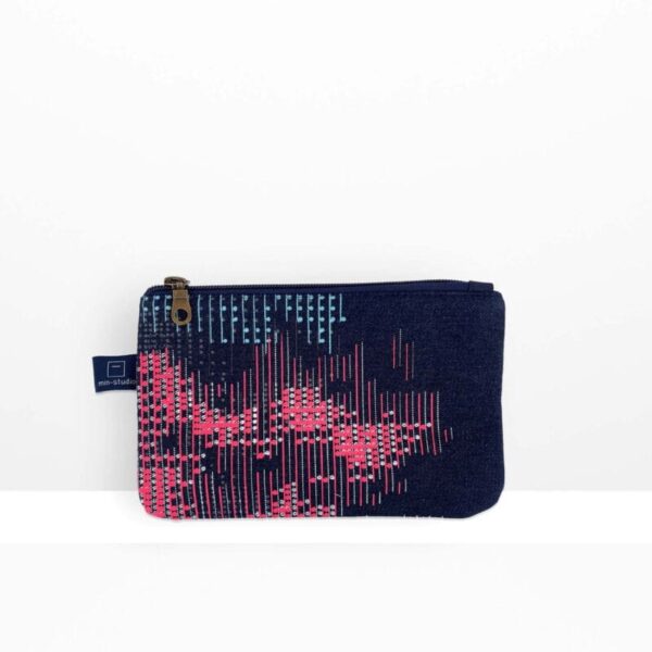 zip pouch s // digital moss
