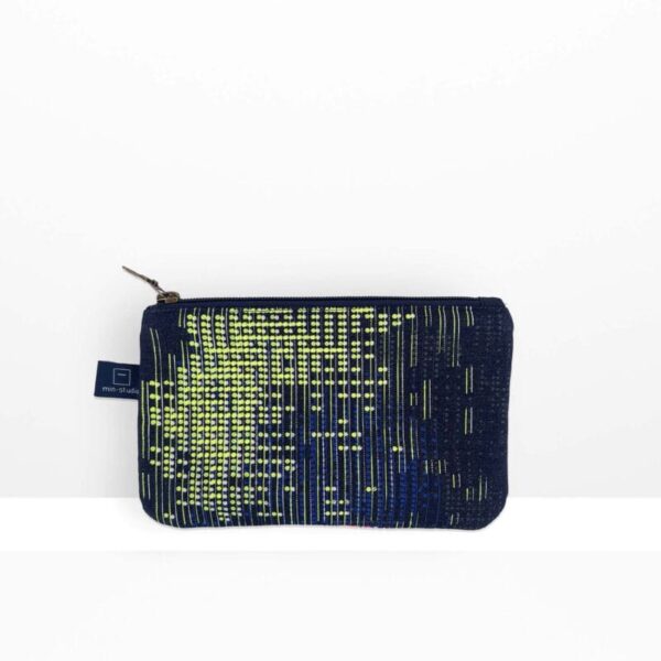 zip pouch s // digital moss