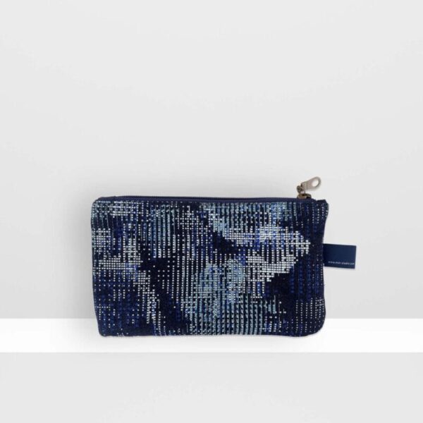 zip pouch s // digital moss